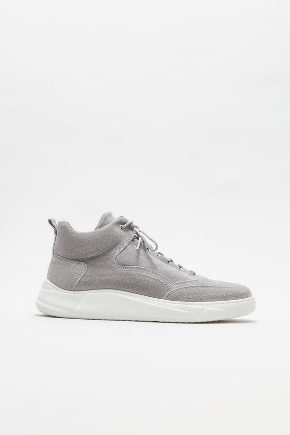 Gri deri erkek bot - Elle Shoes