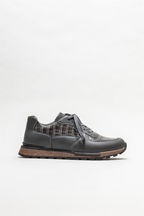 Gri erkek spor ayakkabı - Elle Shoes