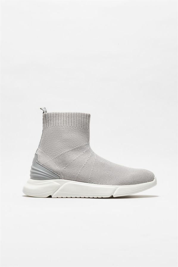 Gri erkek bot - Elle Shoes