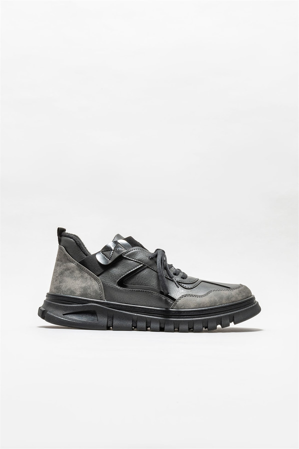 Gri erkek bot - Elle Shoes