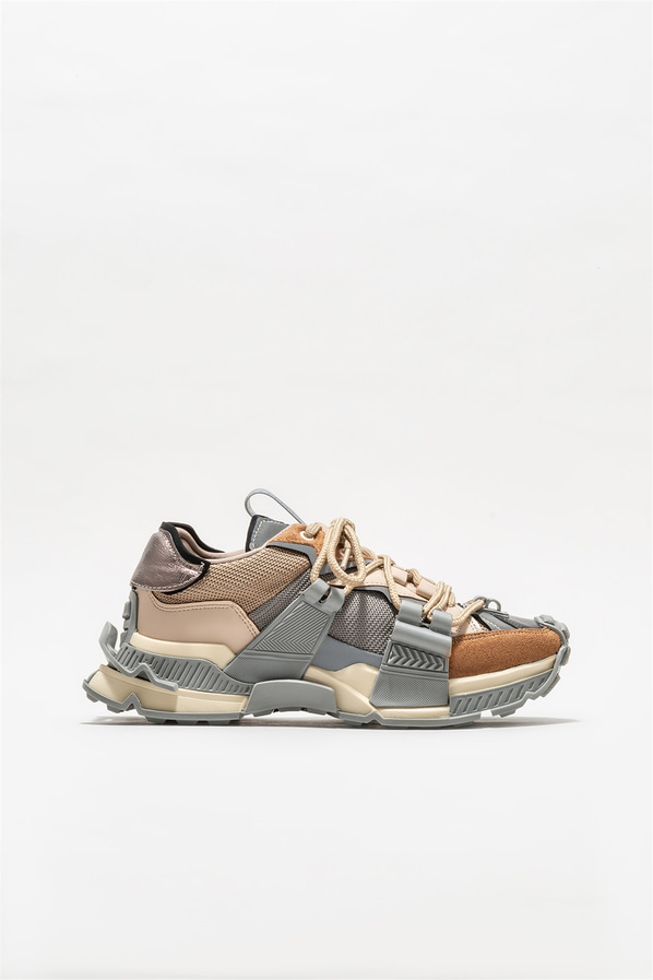 Gri kadın sneaker - Elle Shoes