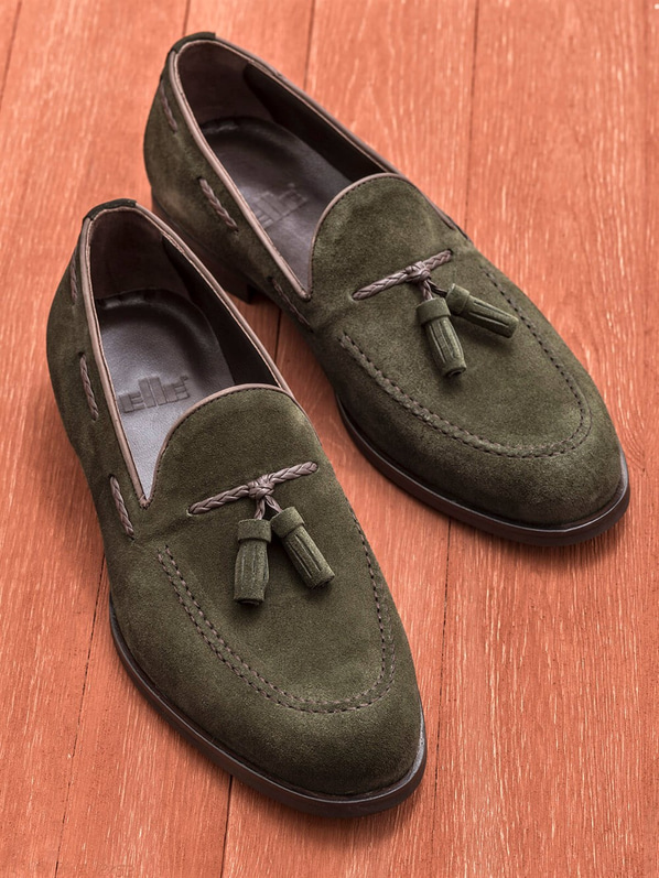 Haki erkek ayakkabı - Elle Shoes