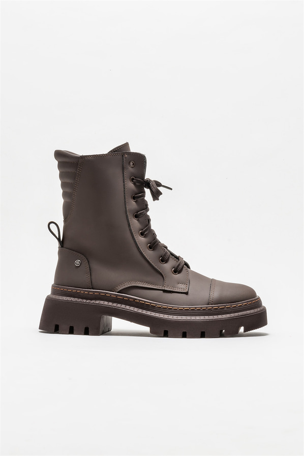 Kahve kadın bot, günlük kullanım için - Elle Shoes