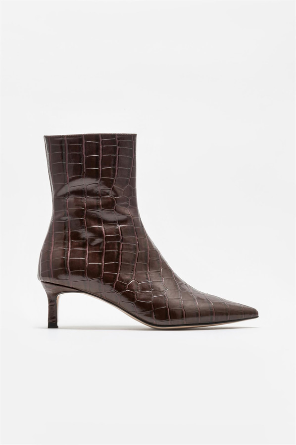 Kahve kadın bot, klasik stil için - Elle Shoes