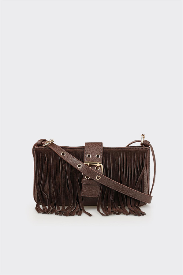 Kahve Kadın Küçük Çapraz Çanta