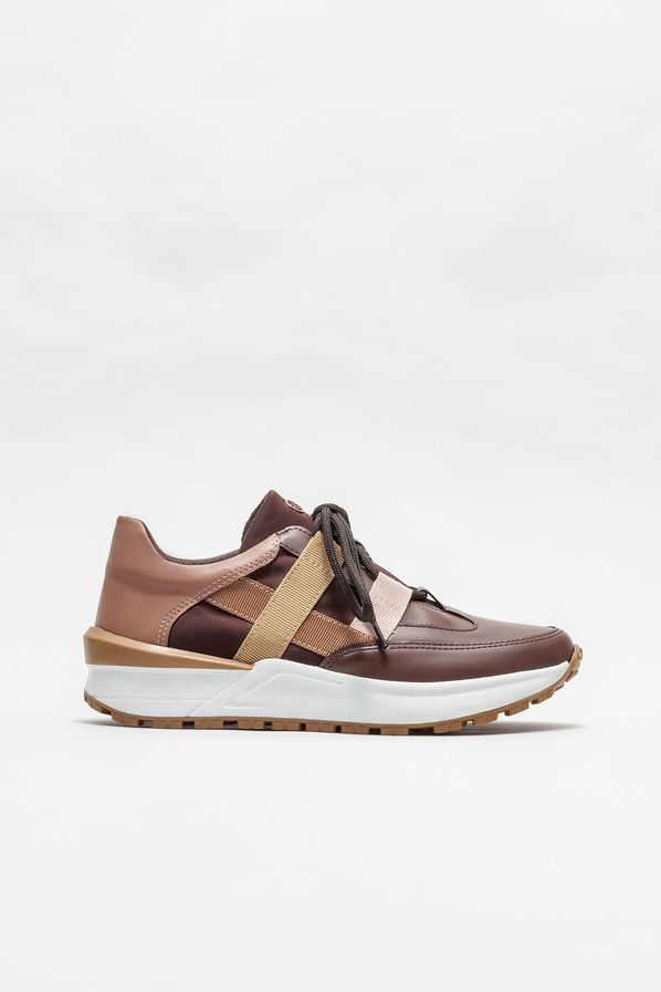 Kahve kadın spor ayakkabı - Elle Shoes