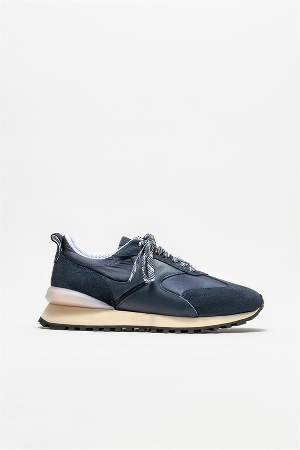 Lacivert deri erkek spor ayakkabı - Elle Shoes