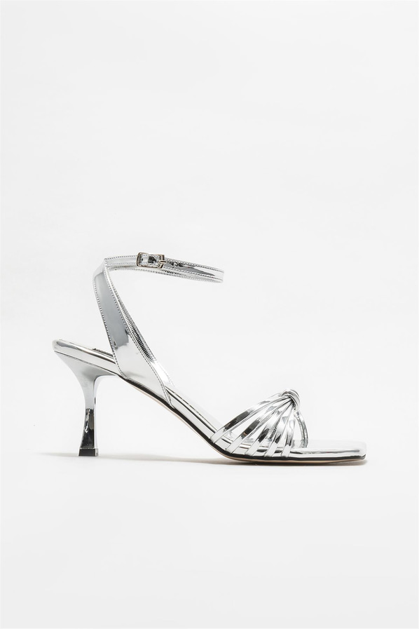 Lame topuklu kadın sandalet - Elle Shoes