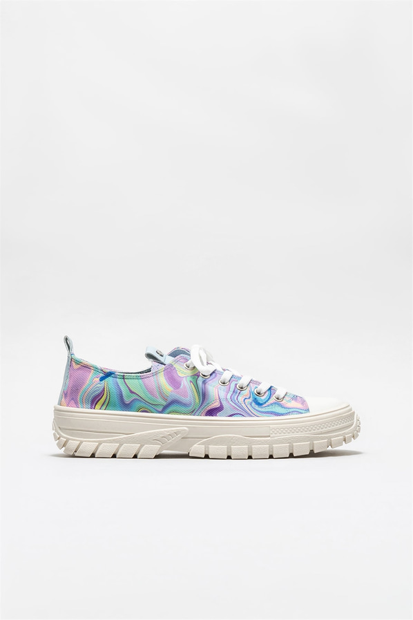 Lila kadın sneaker - Elle Shoes