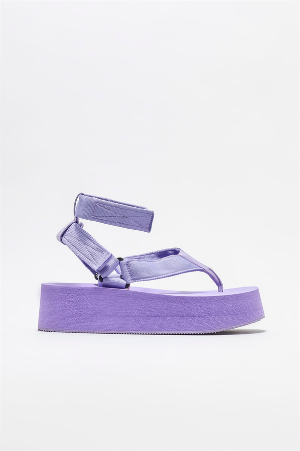 Lila kadın sandalet - Elle Shoes