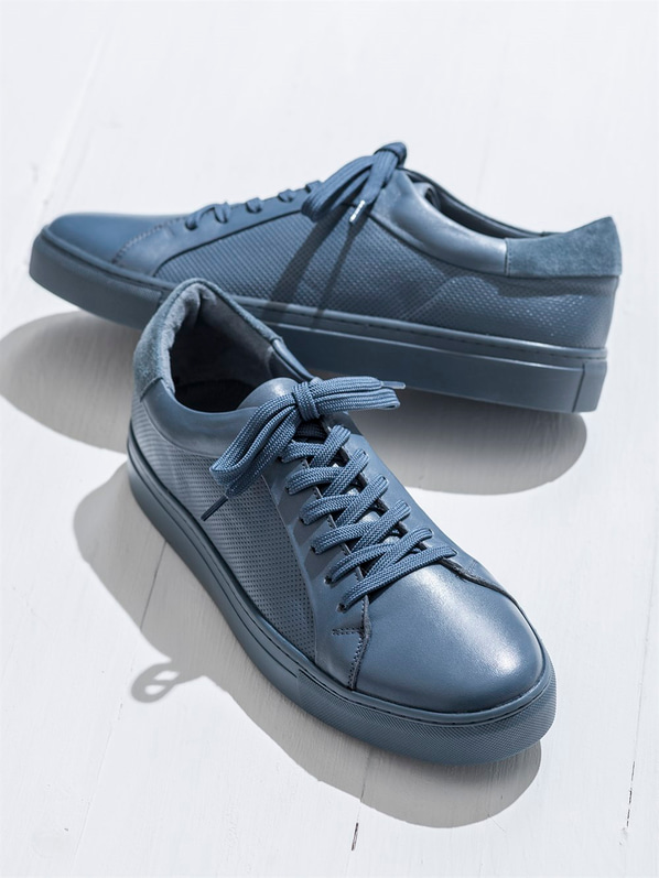 Mavi erkek ayakkabı - Elle Shoes