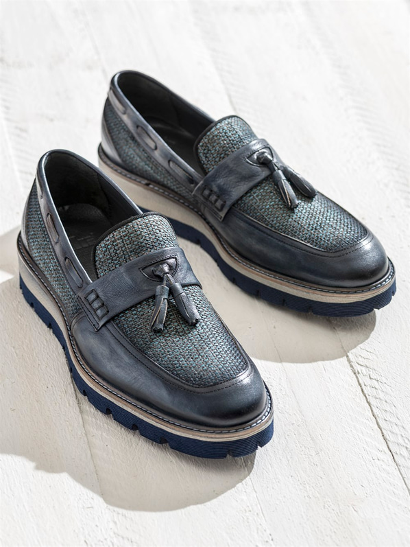 Lacivert erkek ayakkabı - Elle Shoes