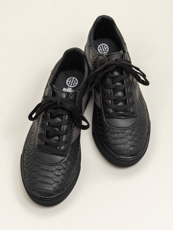 Mauero Kadın Sneaker SIYAH YILAN
