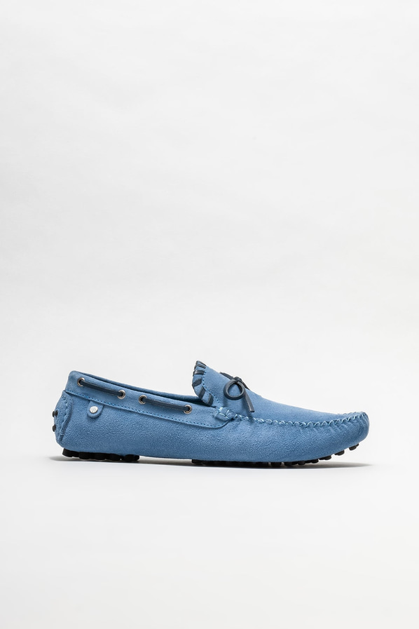 Mavi Deri Erkek Günlük Loafer