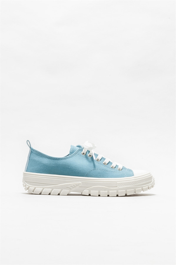 Mavi kadın spor ayakkabı - Elle Shoes