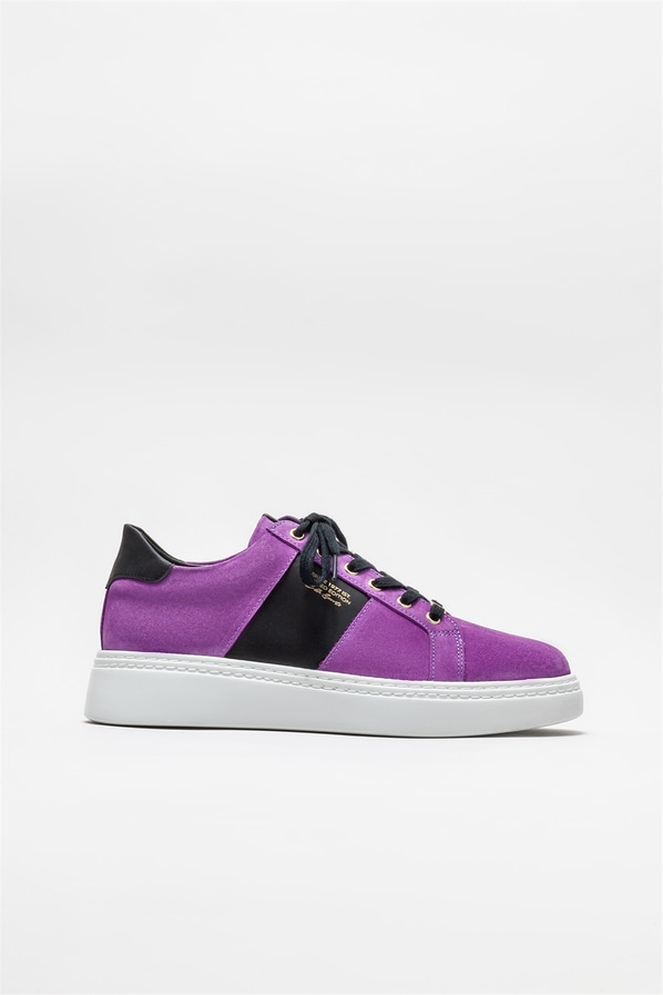 Mor deri erkek spor ayakkabı - Elle Shoes