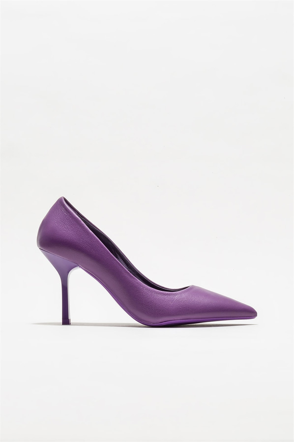 Mor deri kadın stiletto - Elle Shoes
