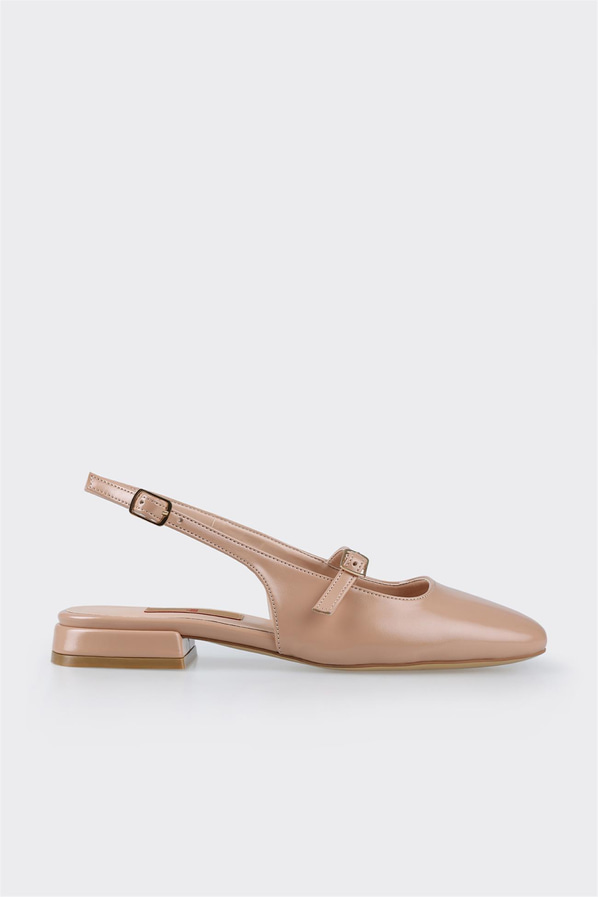 Naturel kadın babet - Elle Shoes