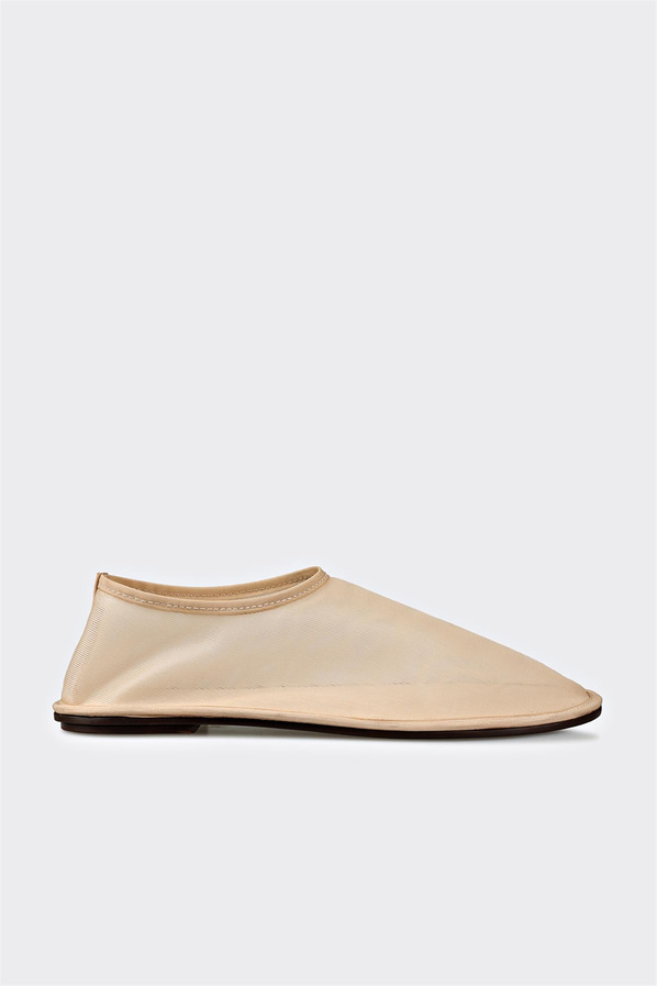 Naturel kadın düz ayakkabı, günlük kullanım için - Elle Shoes