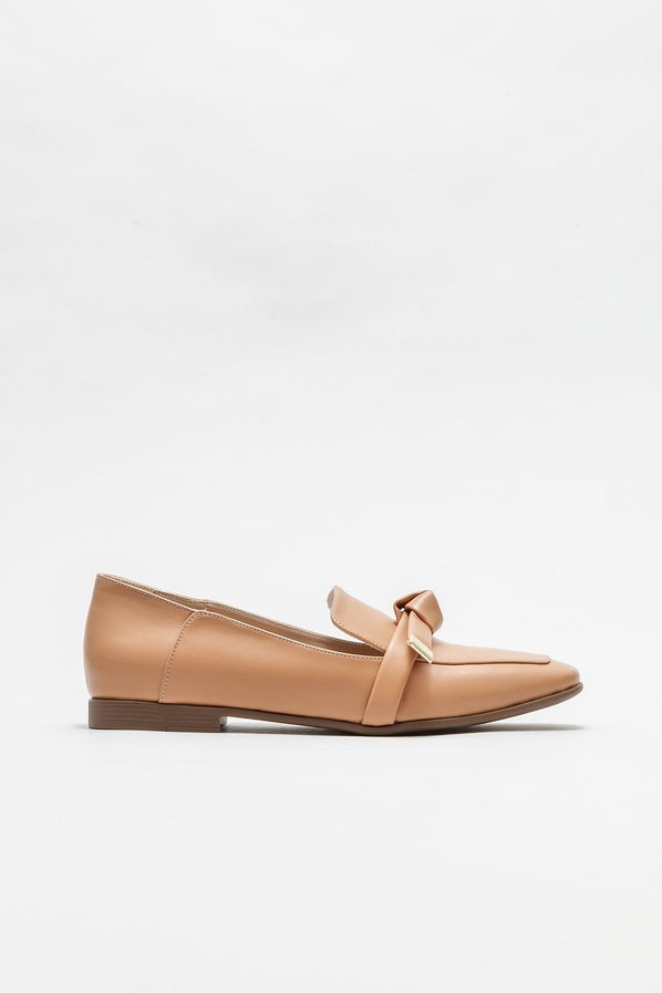 Naturel kadın loafer - Elle Shoes