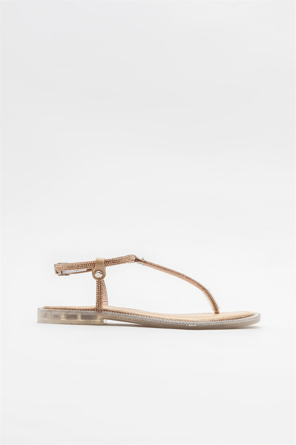 Naturel kadın sandalet - Elle Shoes