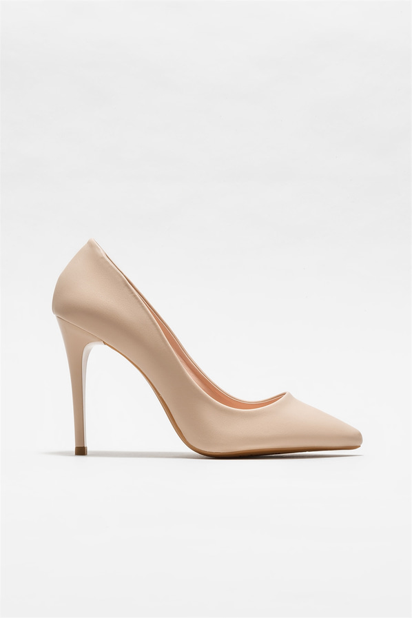 Naturel kadın stiletto - Elle Shoes