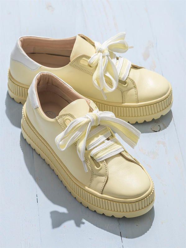 Sarı kadın ayakkabı - Elle Shoes
