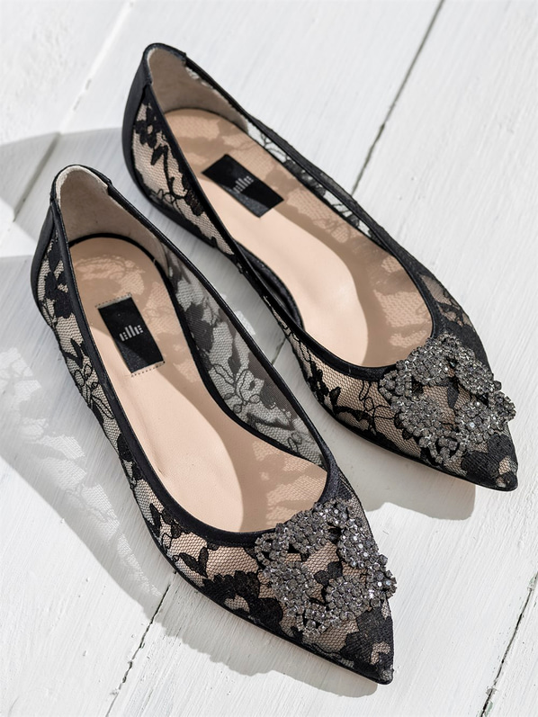 Siyah kadın ayakkabı - Elle Shoes