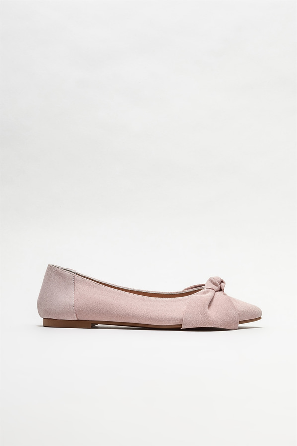 Pembe deri kadın babet - Elle Shoes