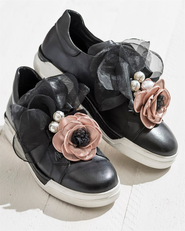 Siyah kadın ayakkabı - Elle Shoes