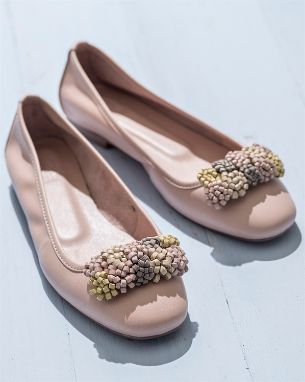 Pudra kadın ayakkabı - Elle Shoes