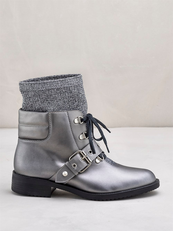 Kurşun kadın bot - Elle Shoes