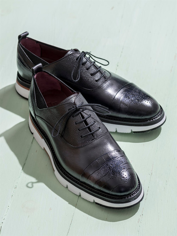 Antrasit erkek ayakkabı - Elle Shoes