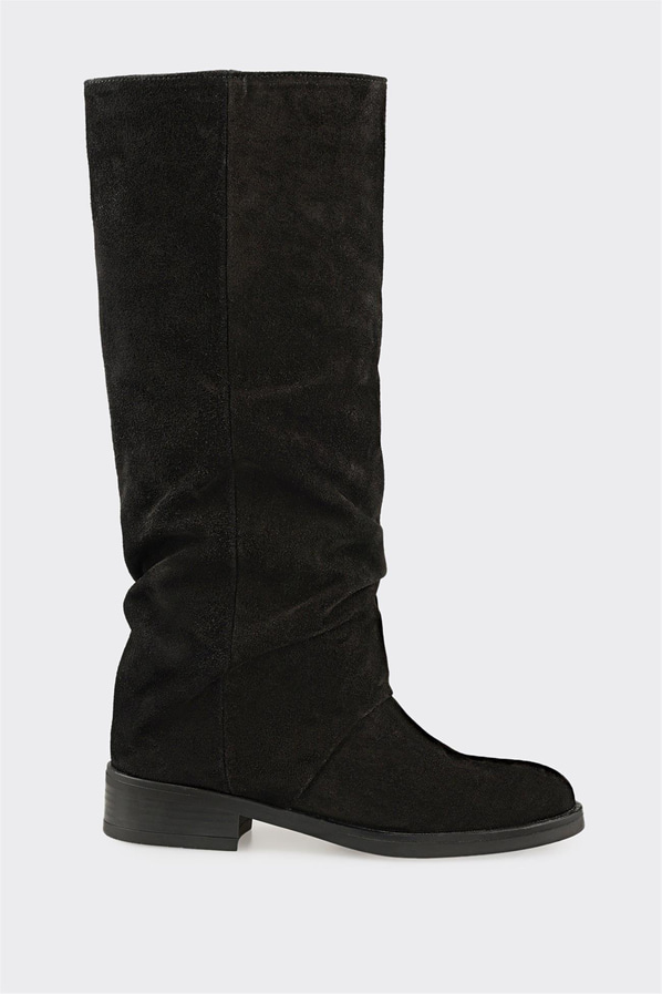 Siyah Derği Kadın Çizme