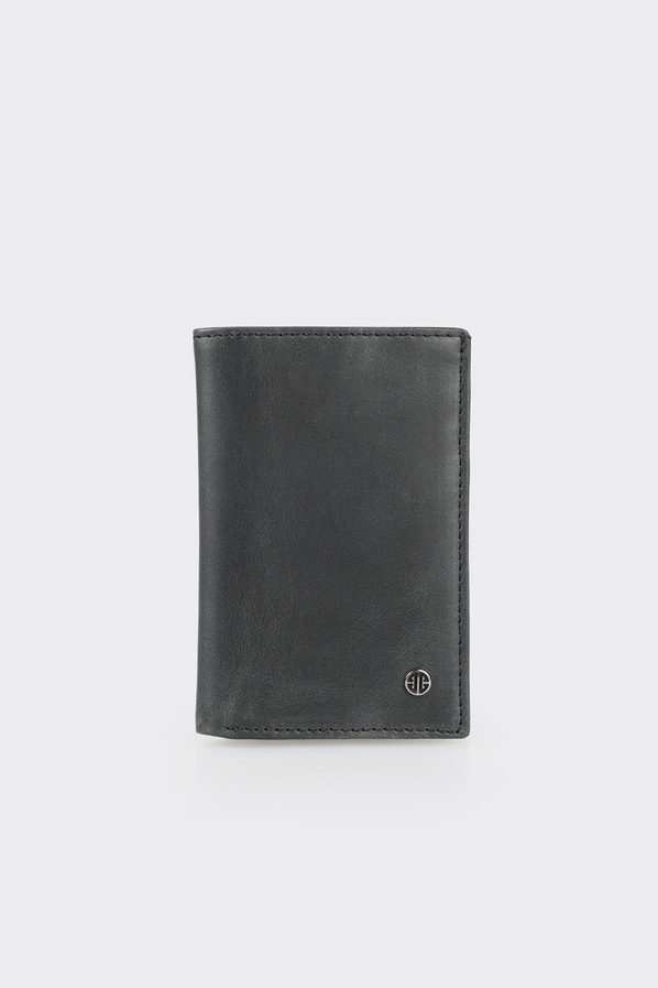 Siyah deri erkek cüzdan - Elle Shoes