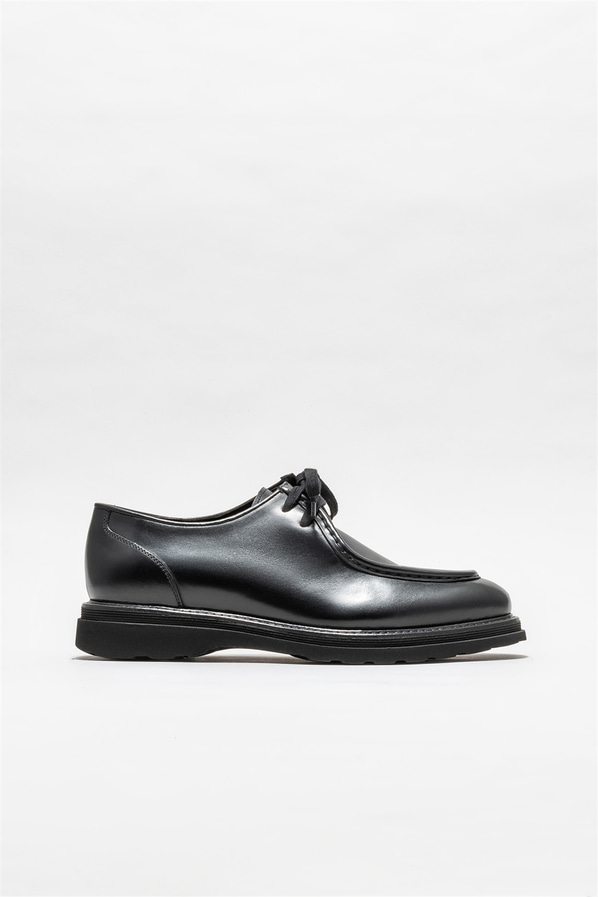 Siyah deri erkek günlük ayakkabı, günlük kullanım için - Elle Shoes