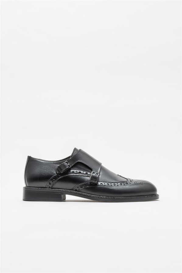 Siyah Deri Erkek Loafer