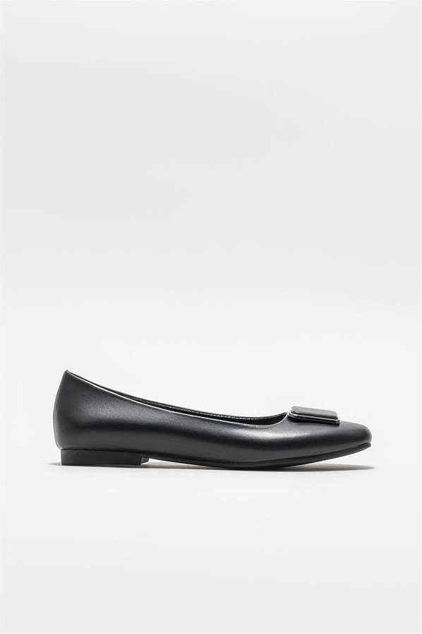 Siyah kadın babet - Elle Shoes