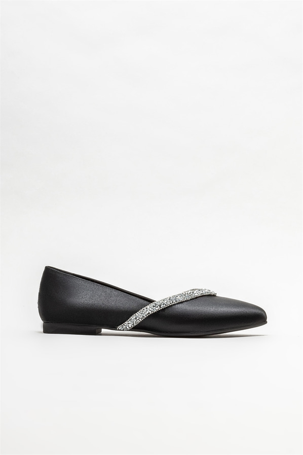 Siyah kadın babet - Elle Shoes