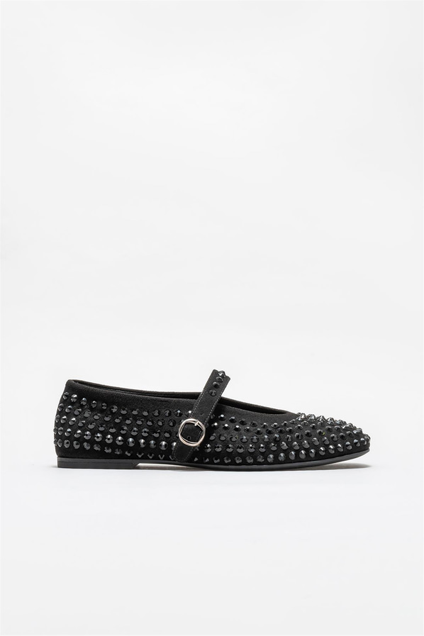 Siyah kadın babet - Elle Shoes