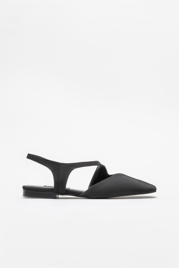 Siyah kadın babet - Elle Shoes