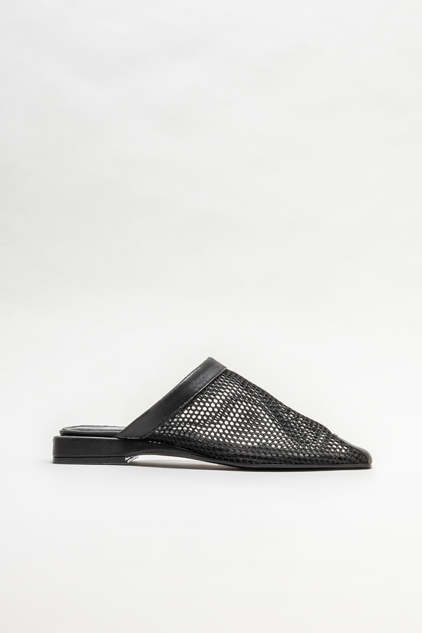 Siyah düz kadın terlik - Elle Shoes