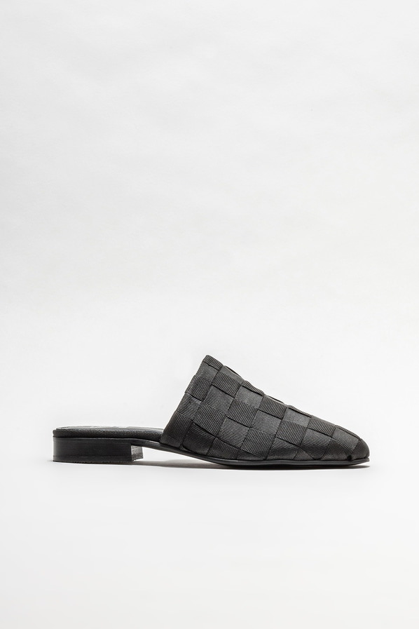 Siyah Kadın Düz Terlik