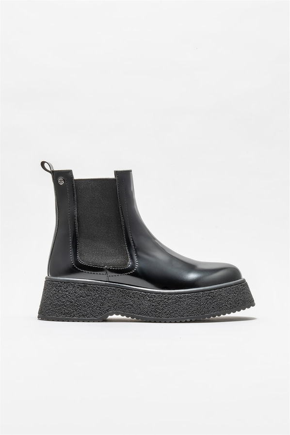 Siyah kadın bot, günlük kullanım için - Elle Shoes