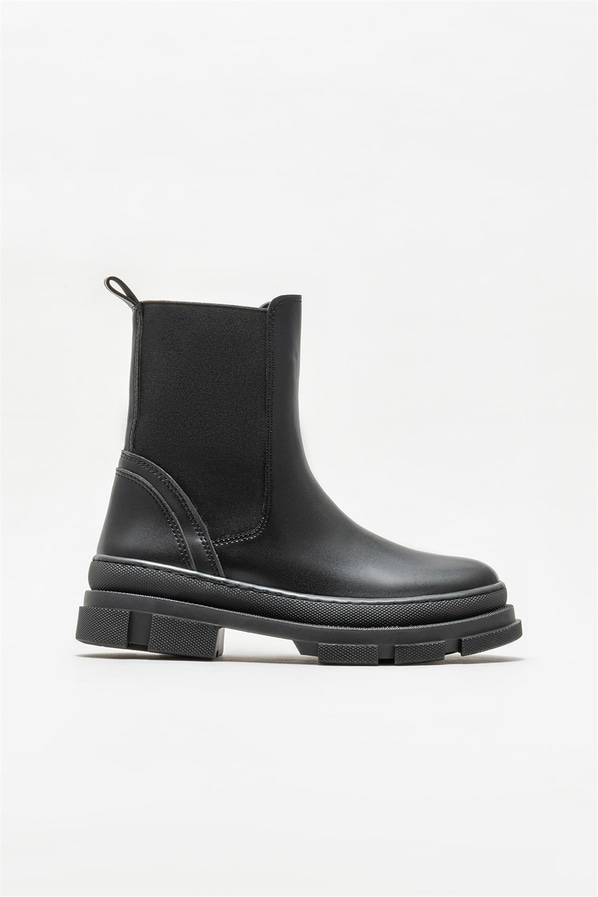 Siyah kadın bot, günlük kullanım için - Elle Shoes