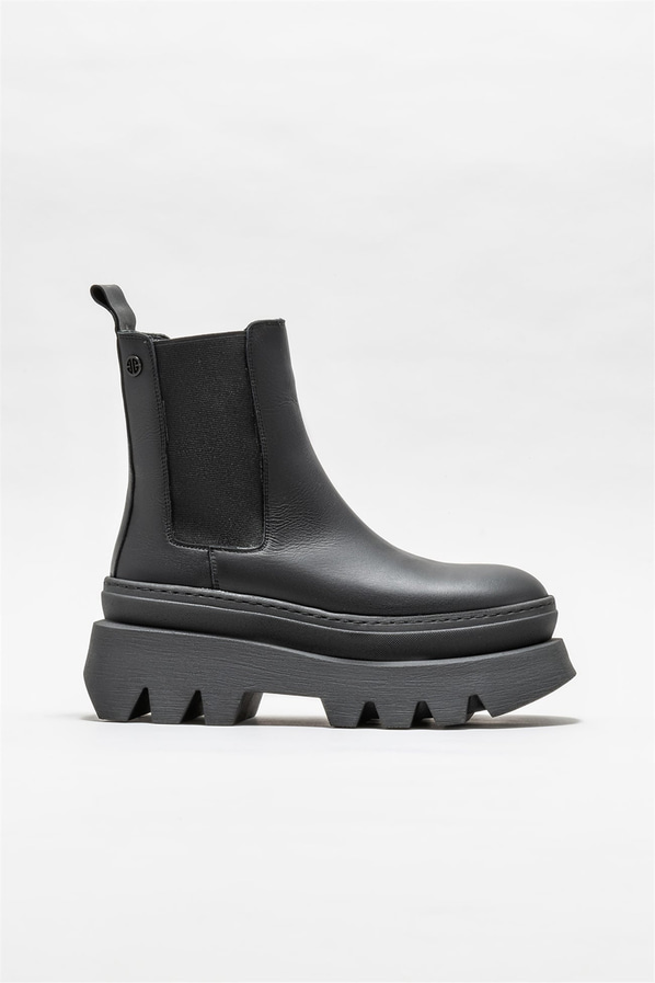 Siyah kadın bot, günlük kullanım için - Elle Shoes