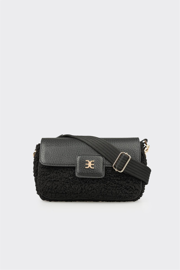 Siyah Kadın Küçük Çapraz Çanta