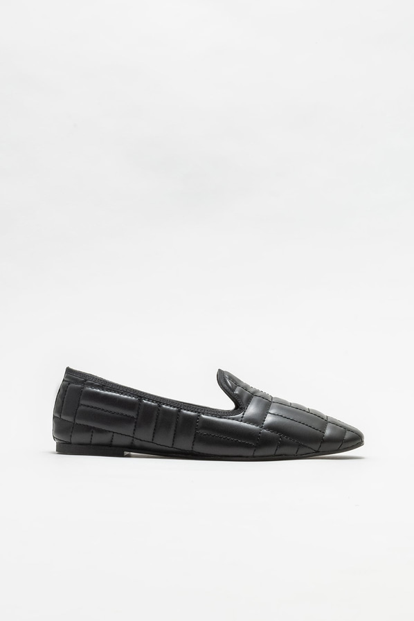 Siyah kadın loafer - Elle Shoes