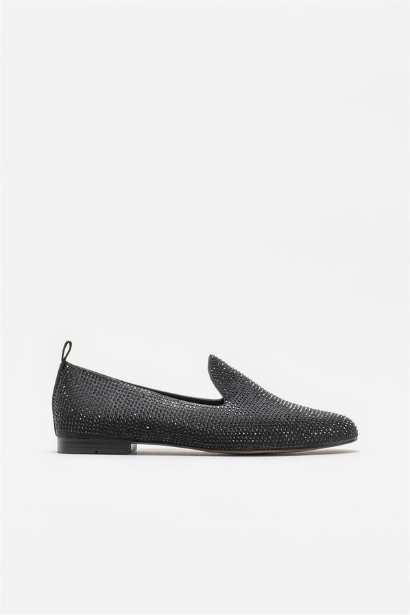 Siyah kadın loafer - Elle Shoes