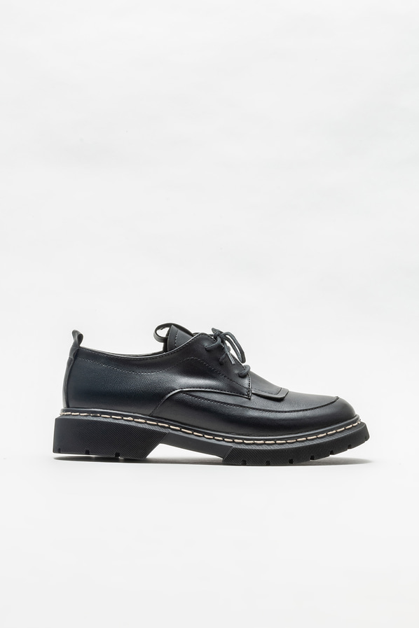 Siyah kadın oxford - Elle Shoes